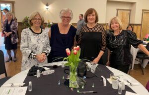 TWCC members enjoy the evening – Dixie Brady, Maribeth Bailey, Nancy Maynard and Patti Farmer