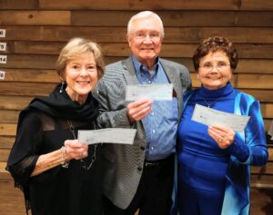Three of four winners – Faye Brooks, Michael Grannis and Marie Monsees win $2500 each